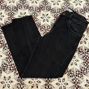 Classic Black Men's Straight Jeans